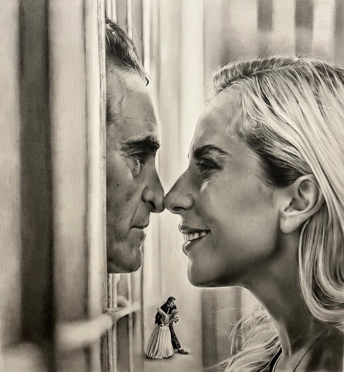 "Crazy Together" Joker and Harley Original Artwork