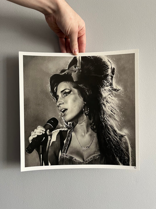 " Amy Winehouse " Premium 280 gsm Fine Art Print