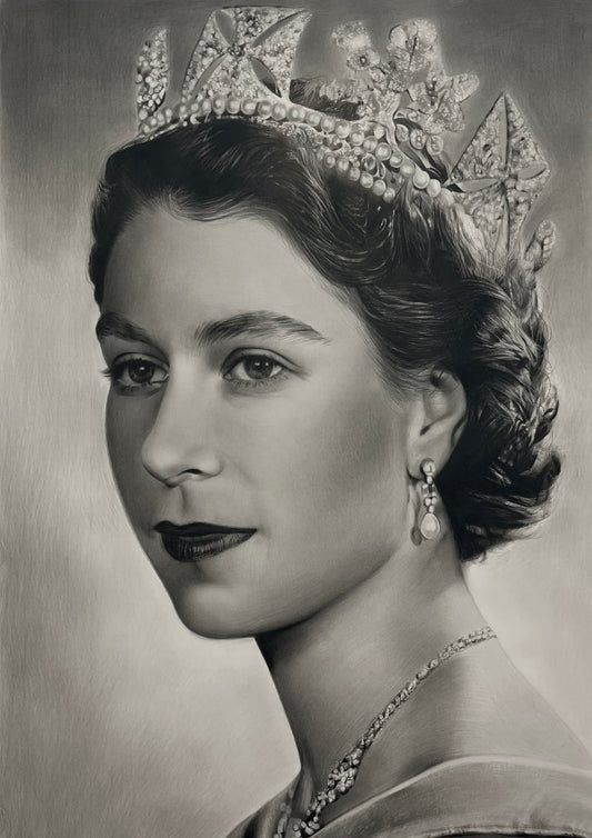 "Queen Elizabeth II " Original Artwork
